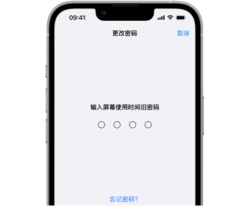 静海iPhone屏幕维修分享iPhone屏幕使用时间密码忘记了怎么办 