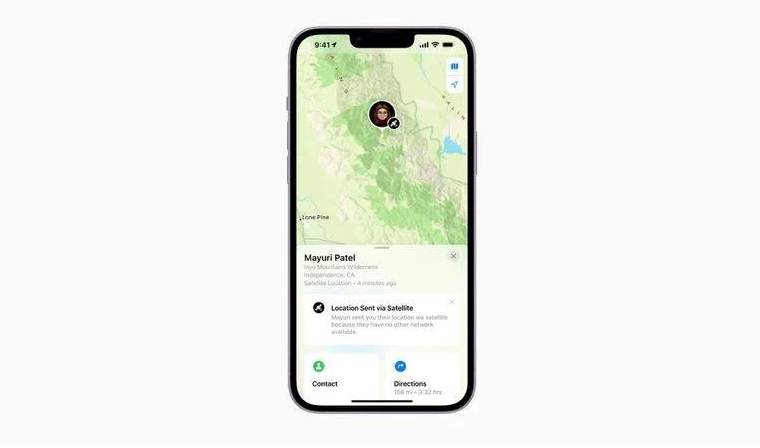 静海苹果14维修分享iPhone14系列中 FindMy功能通过卫星分享位置方法教程 