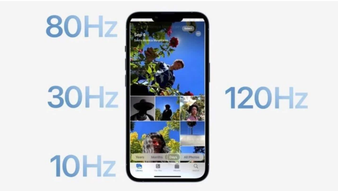 静海苹果14维修分享iPhone 14有高刷吗 