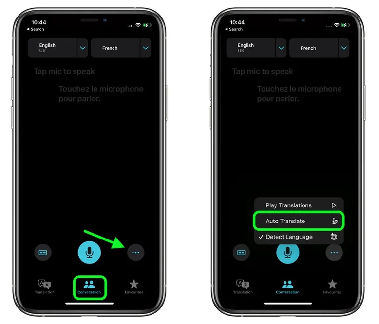 静海苹果手机维修分享iOS 15 “翻译” App 新改进 